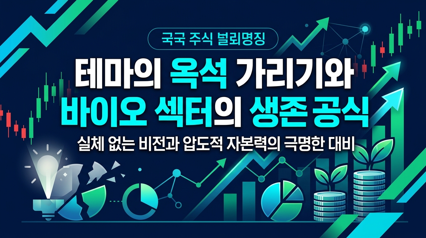 AI 테마의 옥석 가리기와 바이오 섹터의 생존 공식