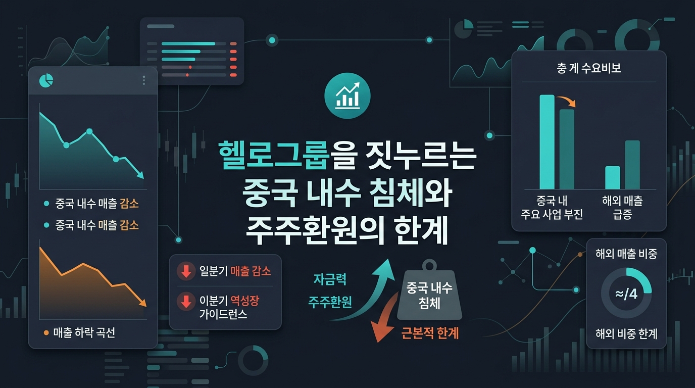 헬로그룹을 짓누르는 중국 내수 침체와 주주환원의 한계