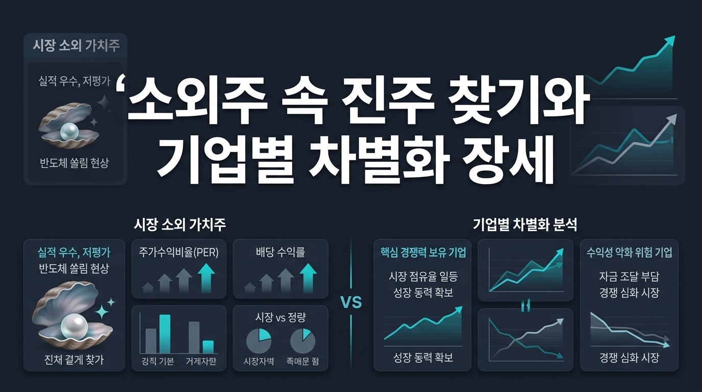소외주 속 진주 찾기와 기업별 차별화 장세