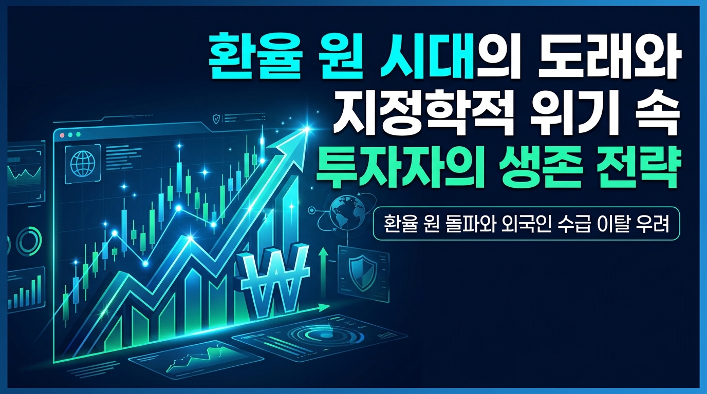 환율 1560원 시대의 도래와 지정학적 위기 속 투자자의 생존 전략