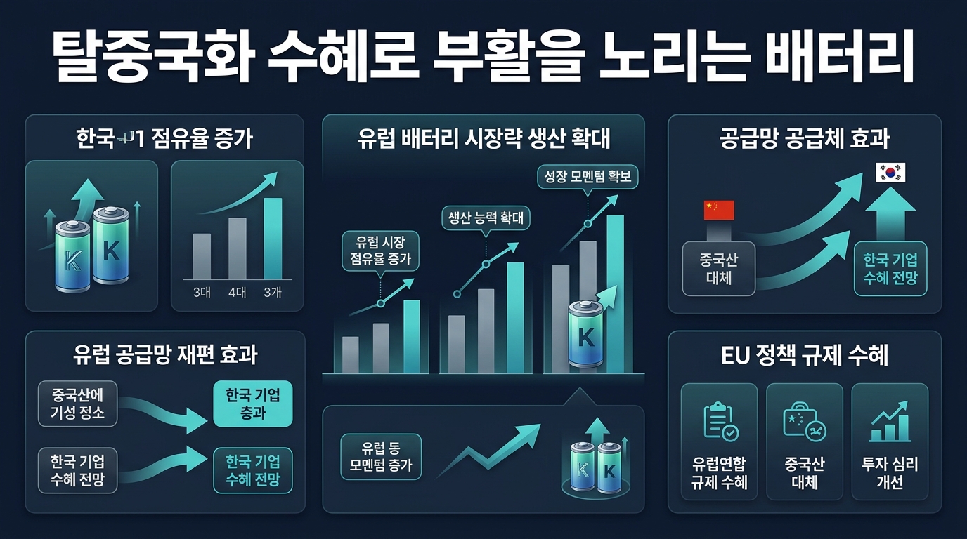 탈중국화 수혜로 부활을 노리는 K배터리