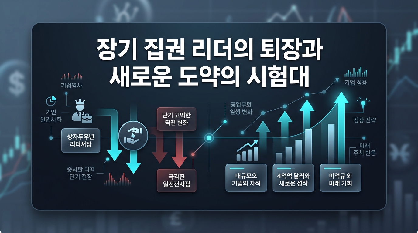 장기 집권 리더의 퇴장과 새로운 도약의 시험대