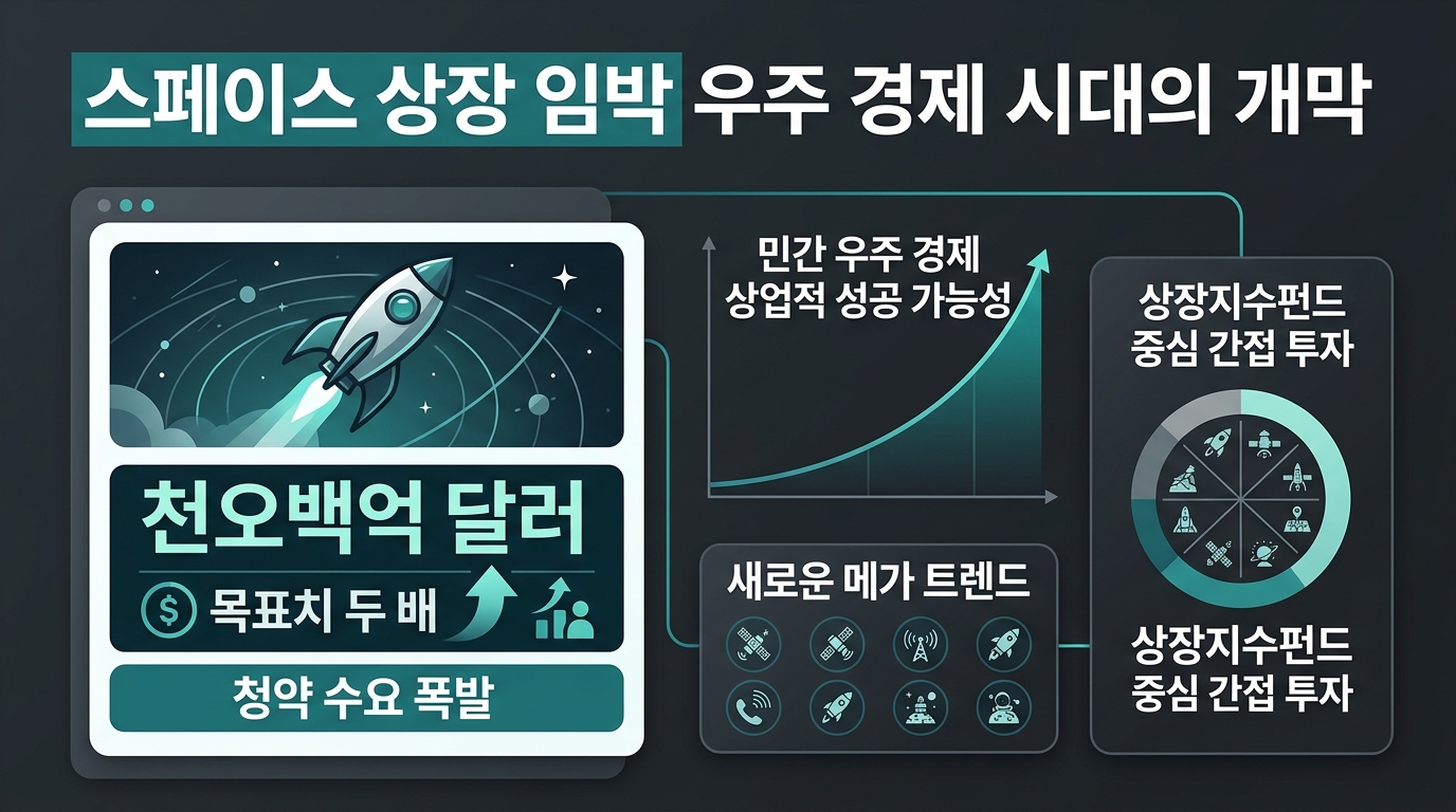 스페이스X 상장 임박, 우주 경제 시대의 개막