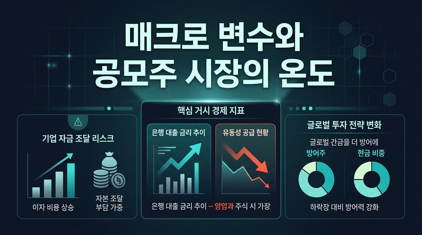 매크로 변수와 공모주 시장의 온도