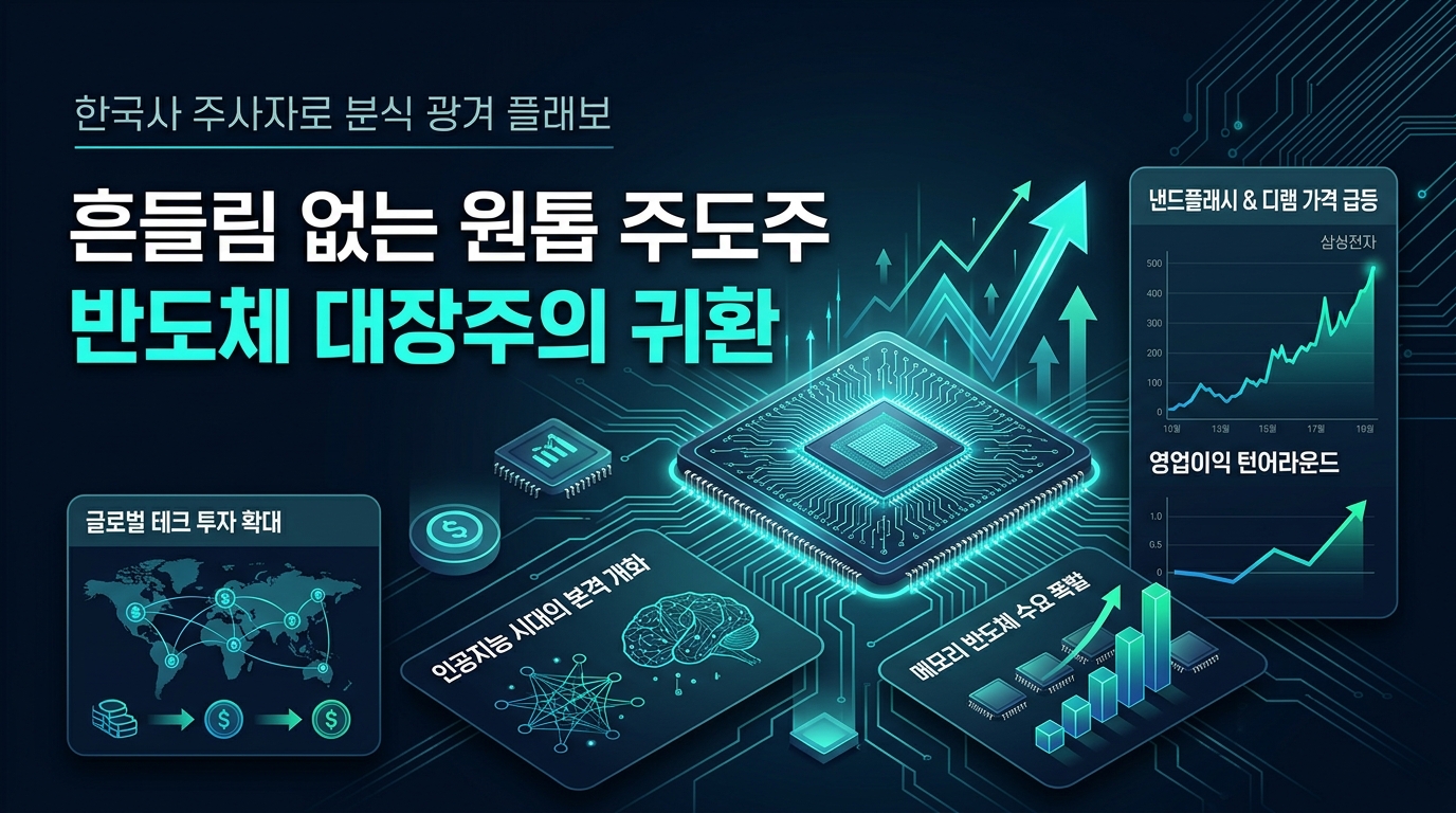 흔들림 없는 원톱 주도주 반도체 대장주의 귀환