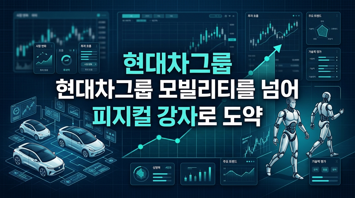 현대차그룹, 모빌리티를 넘어 피지컬 AI 강자로 도약
