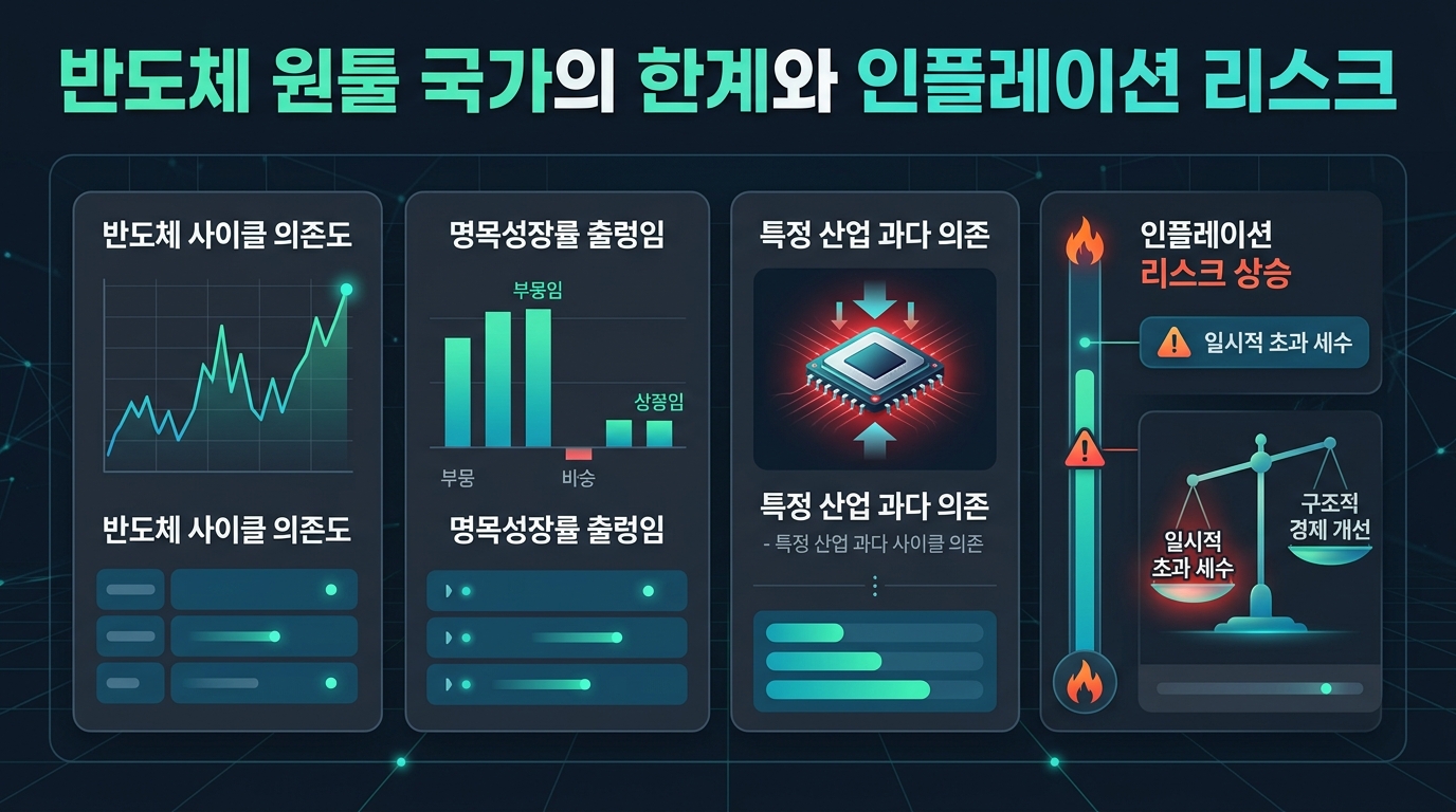 반도체 원툴 국가의 한계와 인플레이션 리스크
