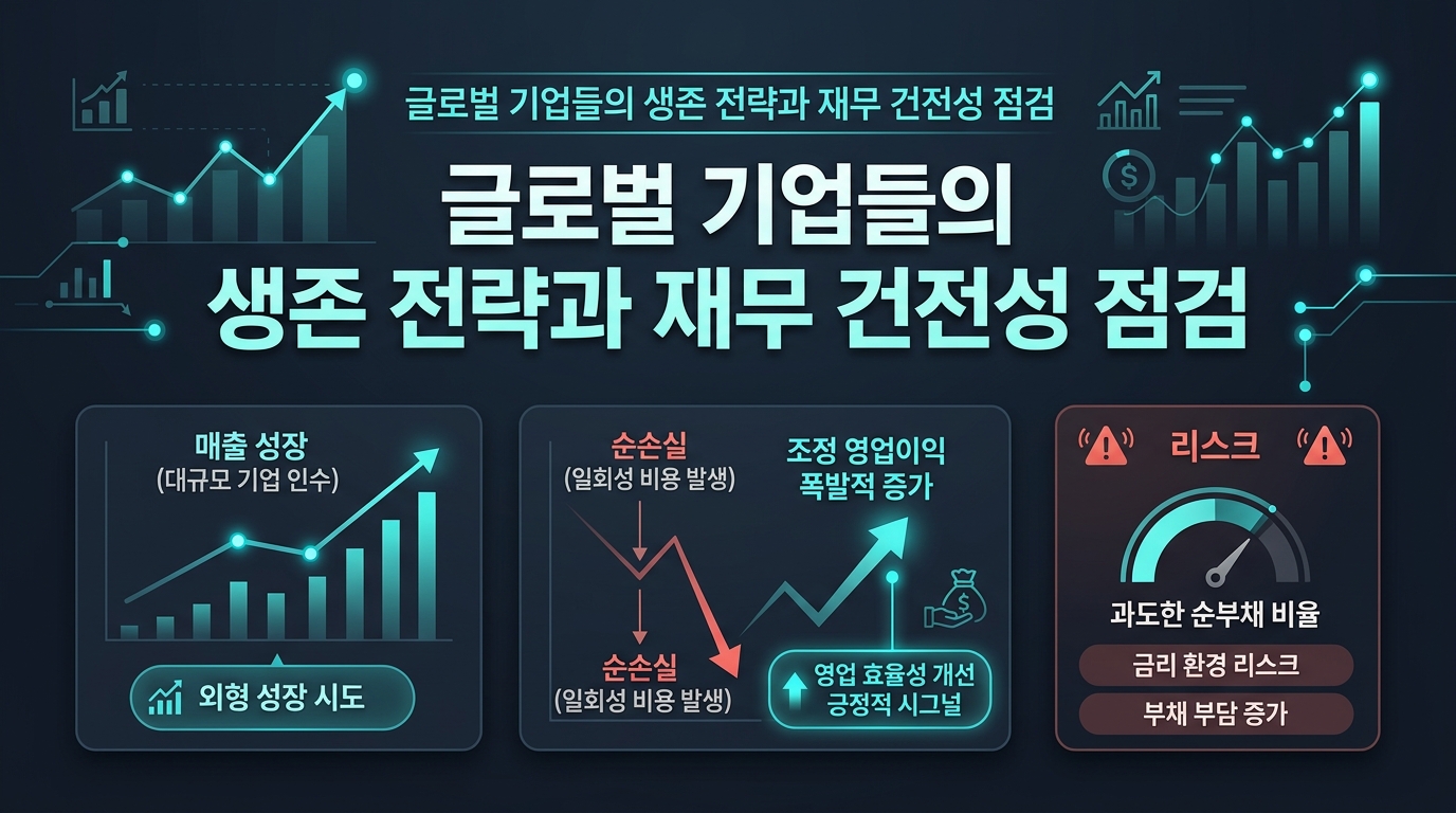 글로벌 기업들의 생존 전략과 재무 건전성 점검