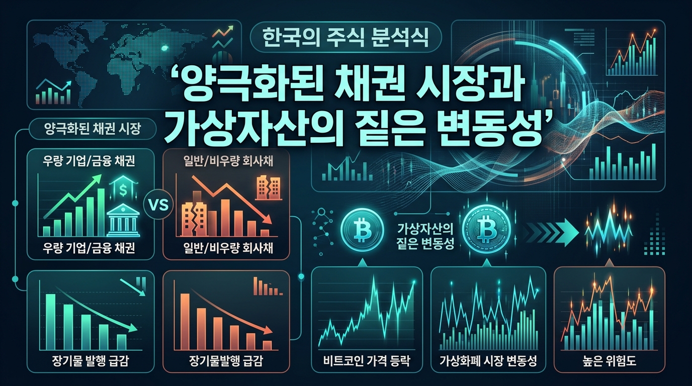 양극화된 채권 시장과 가상자산의 짙은 변동성