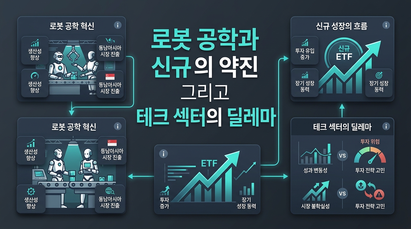 로봇 공학과 신규 ETF의 약진 그리고 테크 섹터의 딜레마