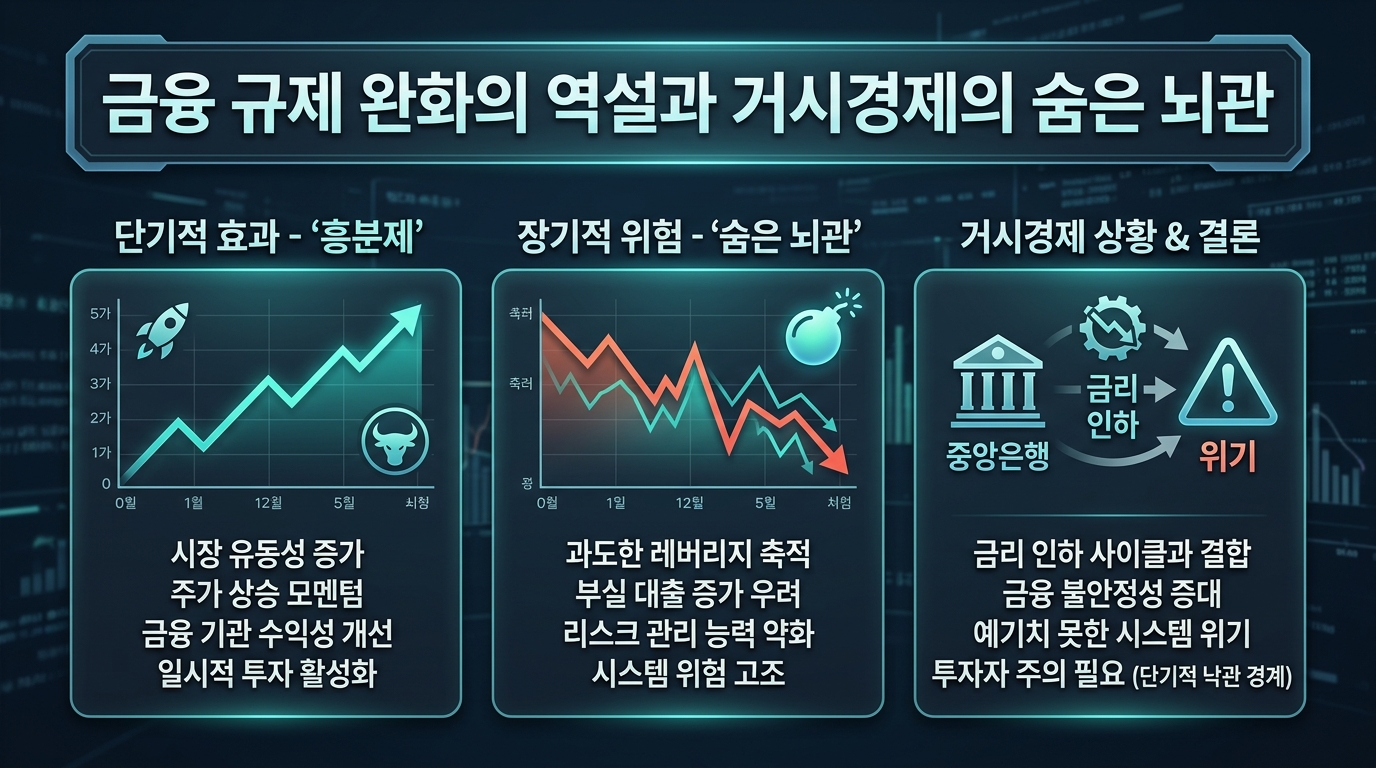 금융 규제 완화의 역설과 거시경제의 숨은 뇌관