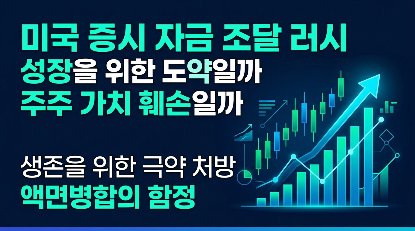 미국 증시 자금 조달 러시: 성장을 위한 도약일까, 주주 가치 훼손일까?
