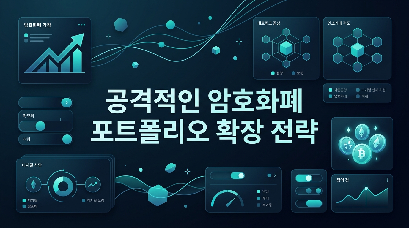 공격적인 암호화폐 포트폴리오 확장 전략