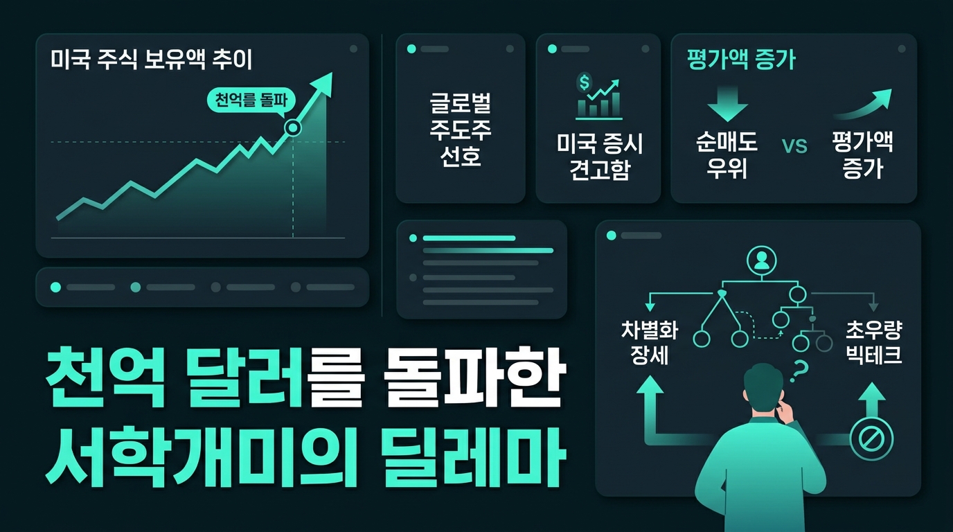 2천억 달러를 돌파한 서학개미의 딜레마