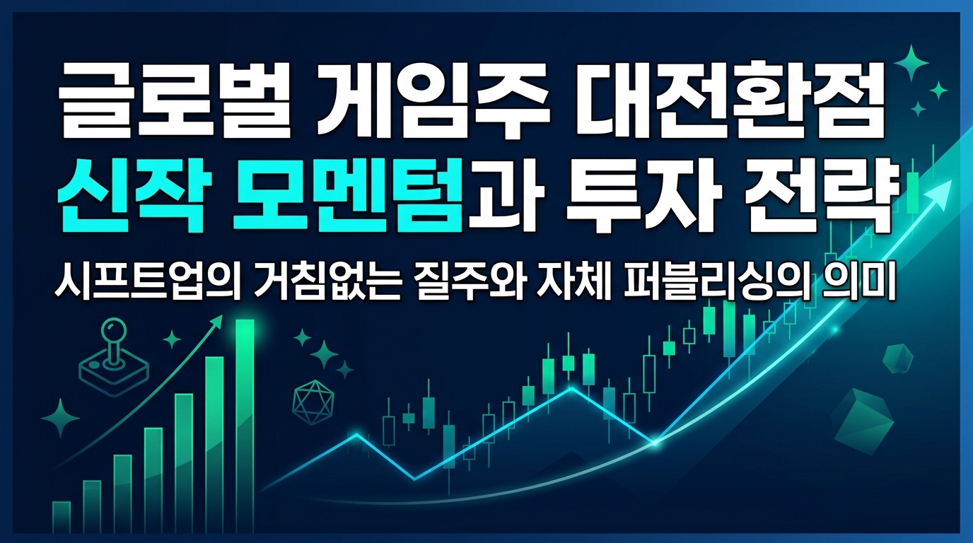 2026년 글로벌 게임주 대전환점 신작 모멘텀과 투자 전략