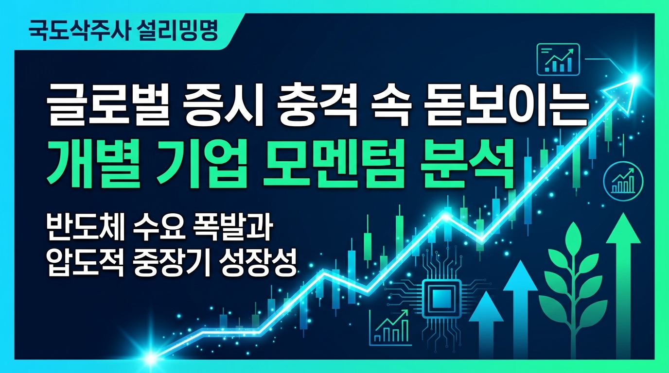 글로벌 증시 충격 속 돋보이는 개별 기업 모멘텀 분석