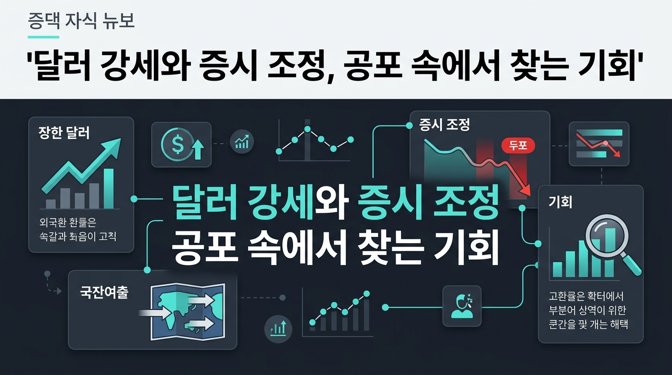 달러 강세와 증시 조정, 공포 속에서 찾는 기회