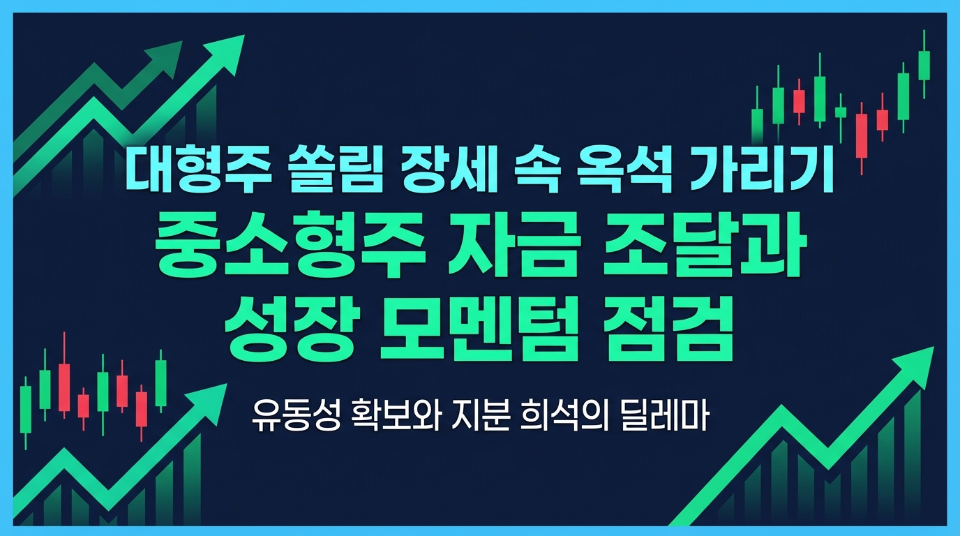 대형주 쏠림 장세 속 옥석 가리기: 중소형주 자금 조달과 성장 모멘텀 점검