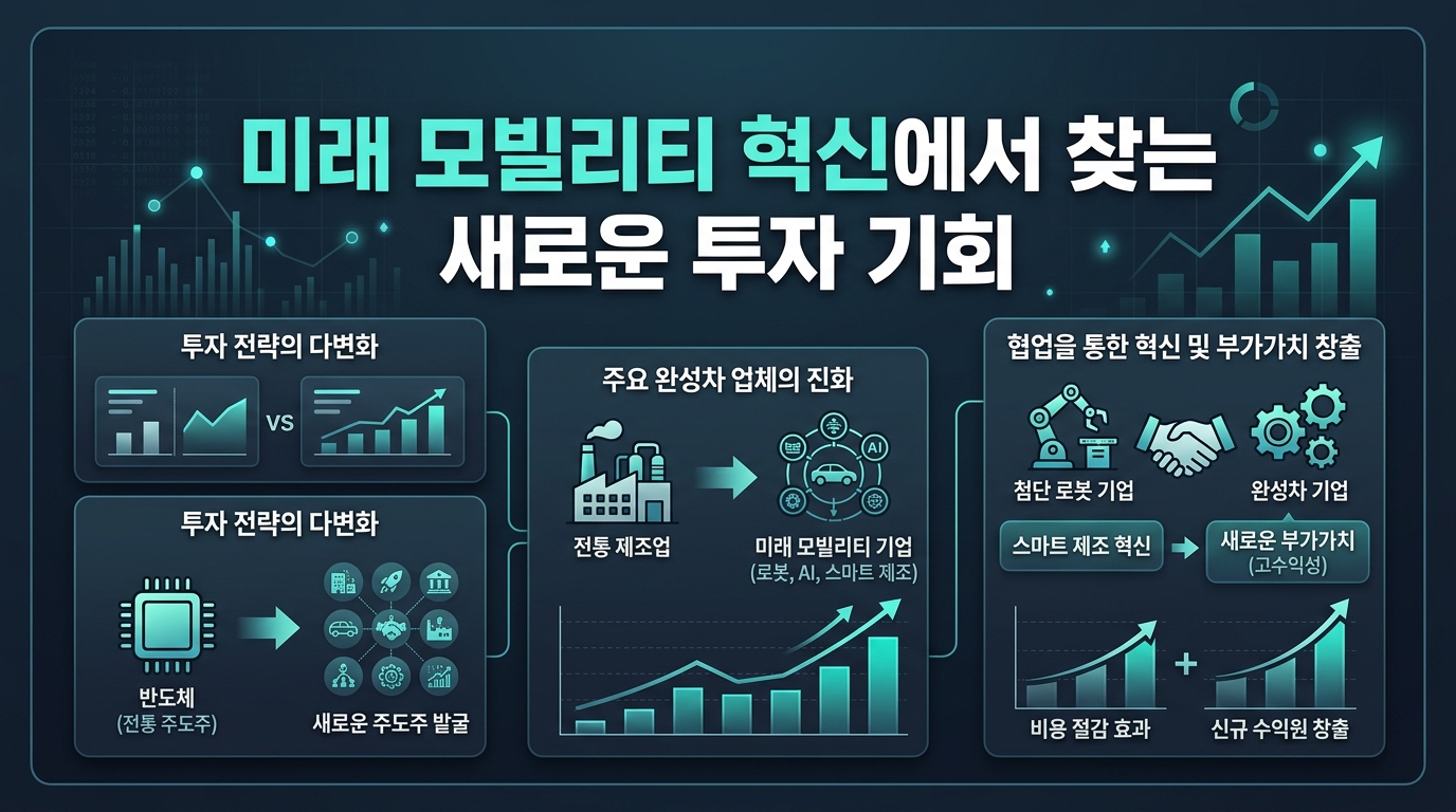 미래 모빌리티 혁신에서 찾는 새로운 투자 기회
