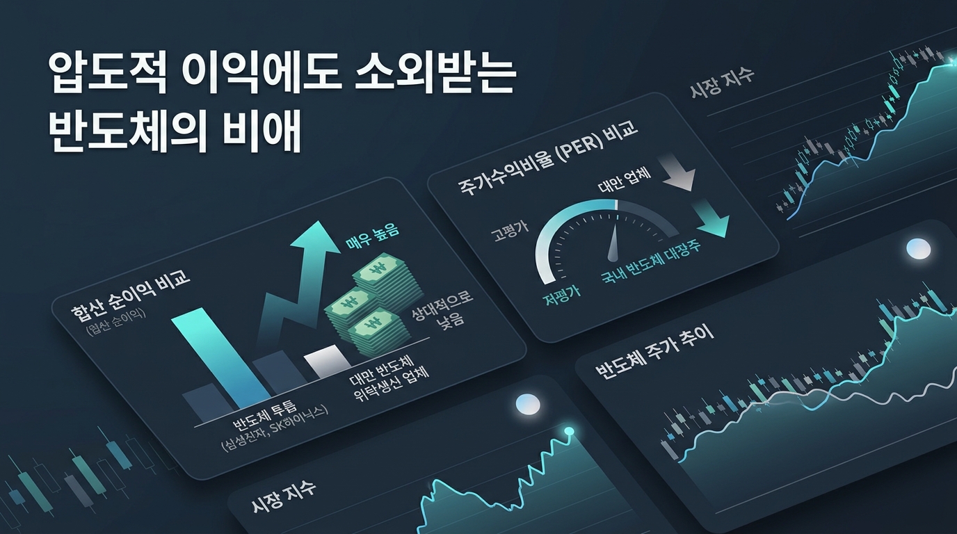압도적 이익에도 소외받는 K반도체의 비애
