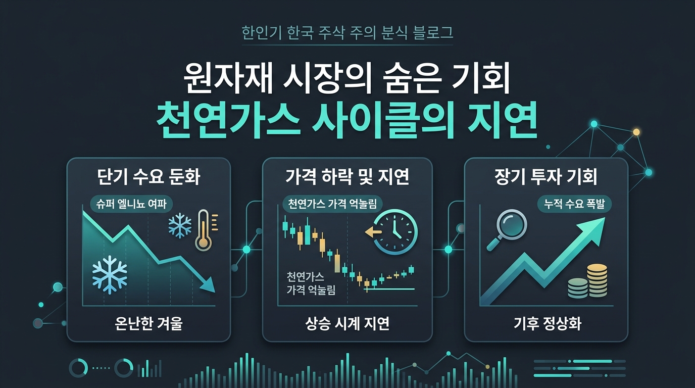 원자재 시장의 숨은 기회 천연가스 사이클의 지연