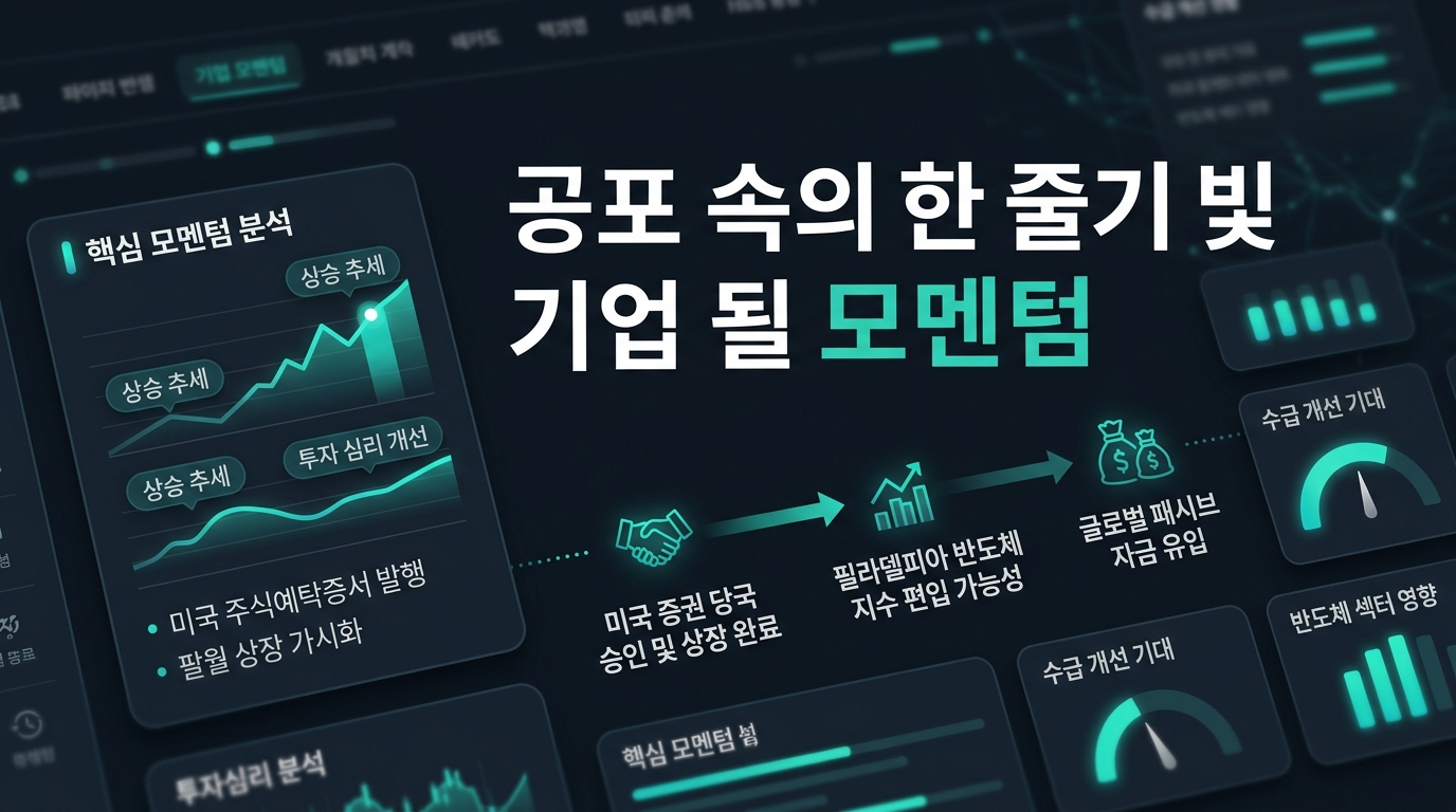 공포 속의 한 줄기 빛이 될 기업 모멘텀