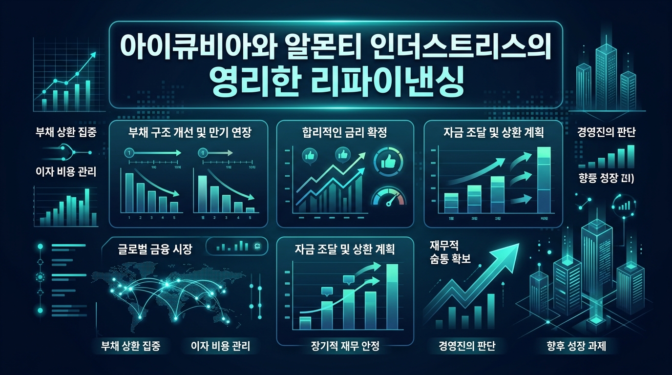 아이큐비아와 알몬티 인더스트리스의 영리한 리파이낸싱