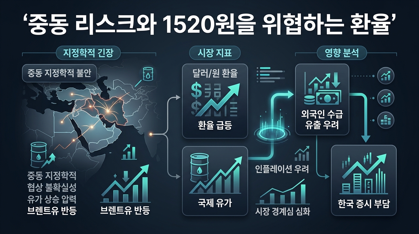 중동 리스크와 1520원을 위협하는 환율