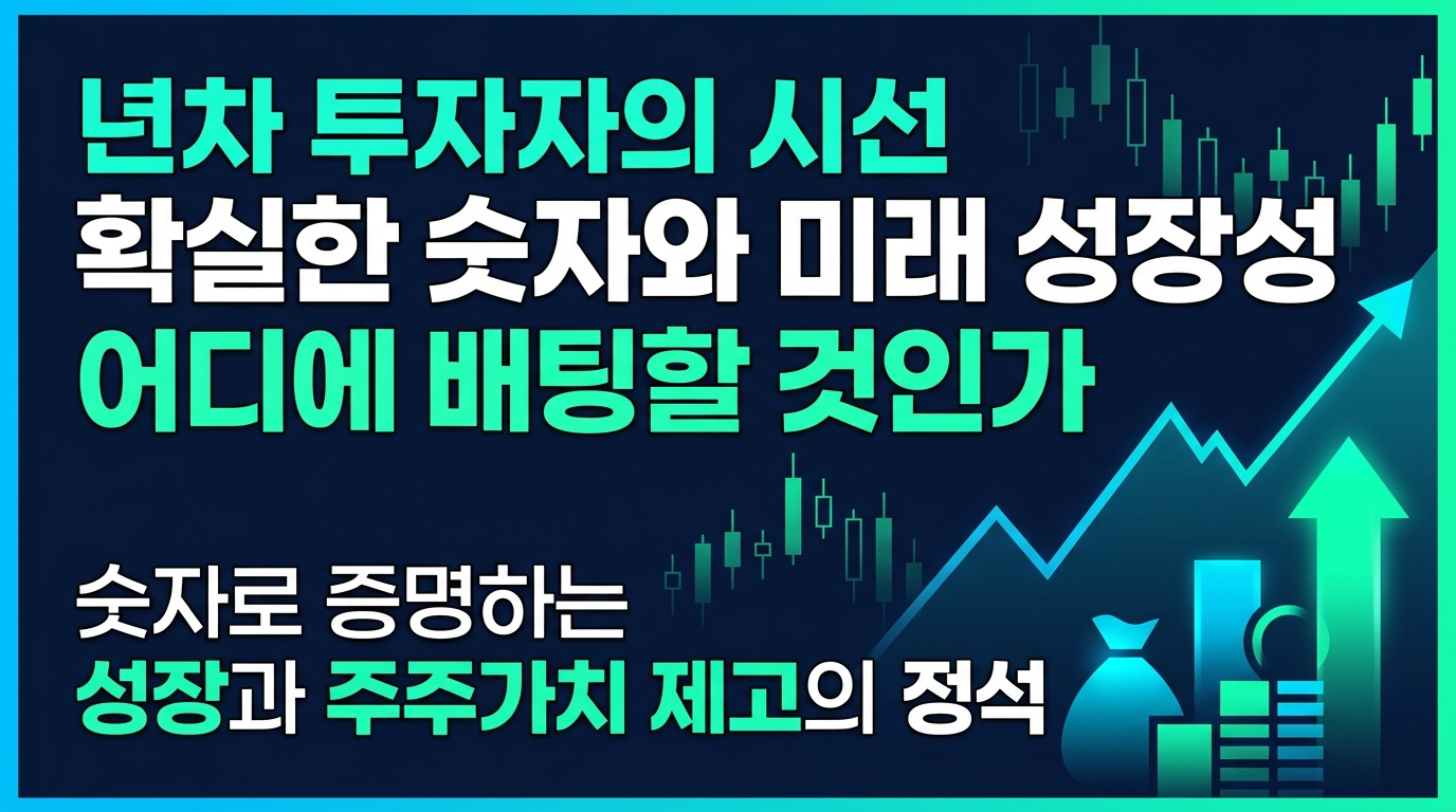 10년차 투자자의 시선: 확실한 숫자와 미래 성장성, 어디에 배팅할 것인가