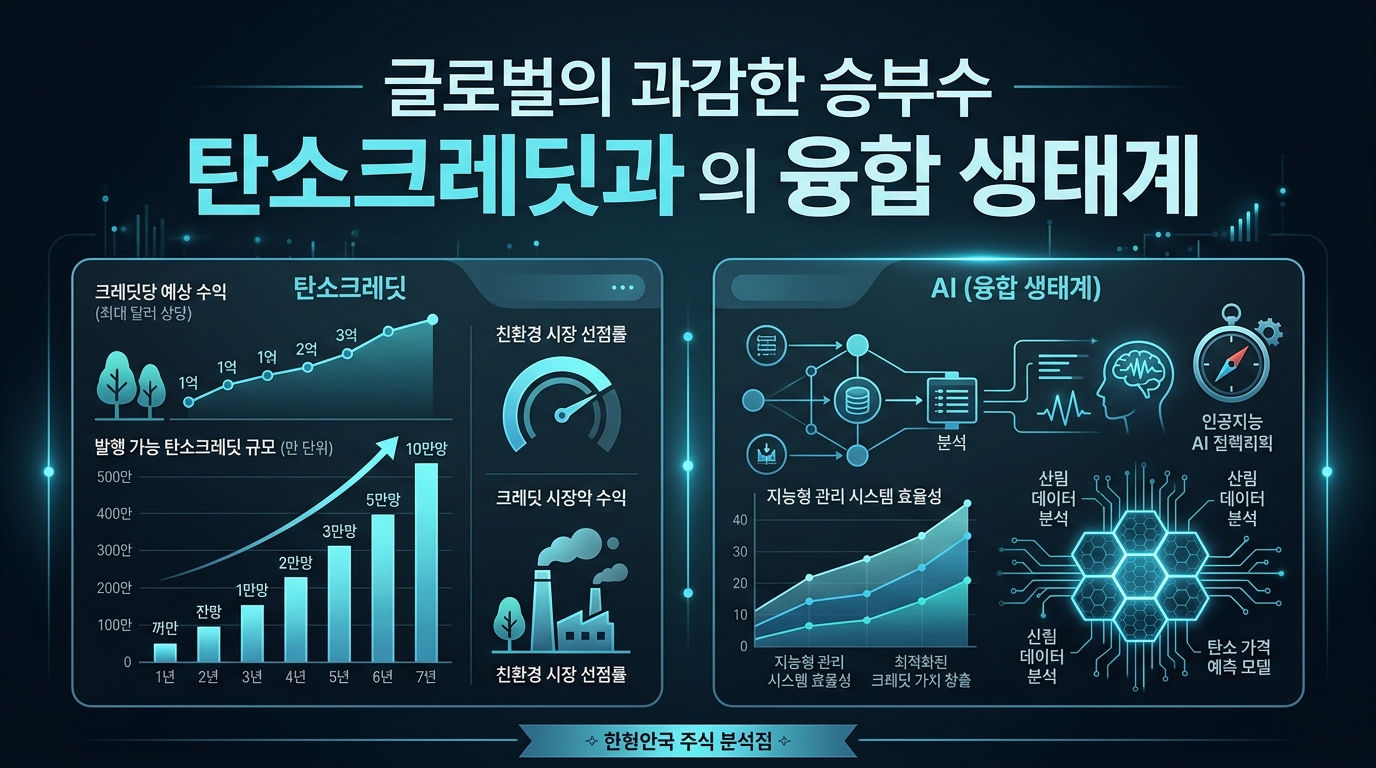 VCI글로벌의 과감한 승부수, 탄소크레딧과 AI의 융합 생태계