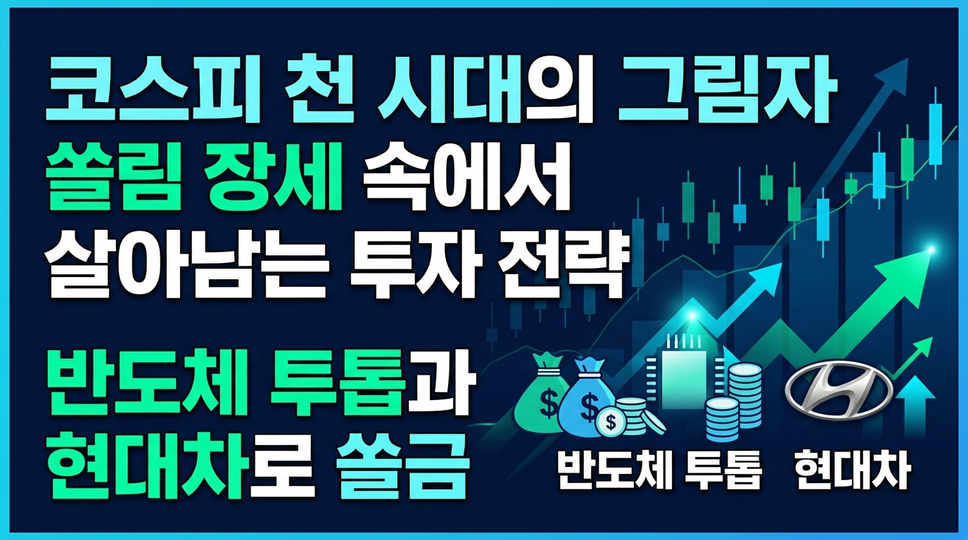 코스피 8천 시대의 그림자: 쏠림 장세 속에서 살아남는 투자 전략