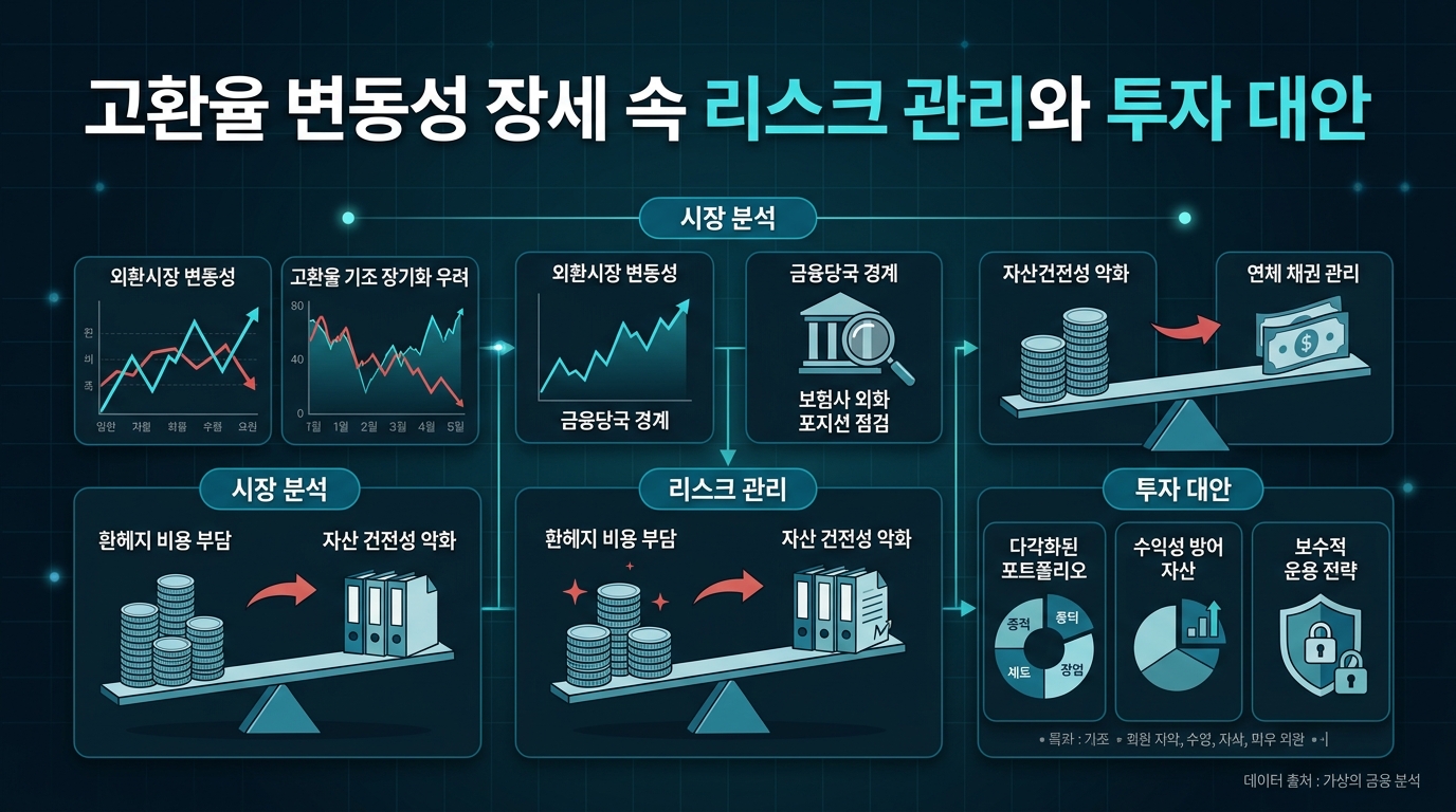 고환율 변동성 장세 속 리스크 관리와 투자 대안