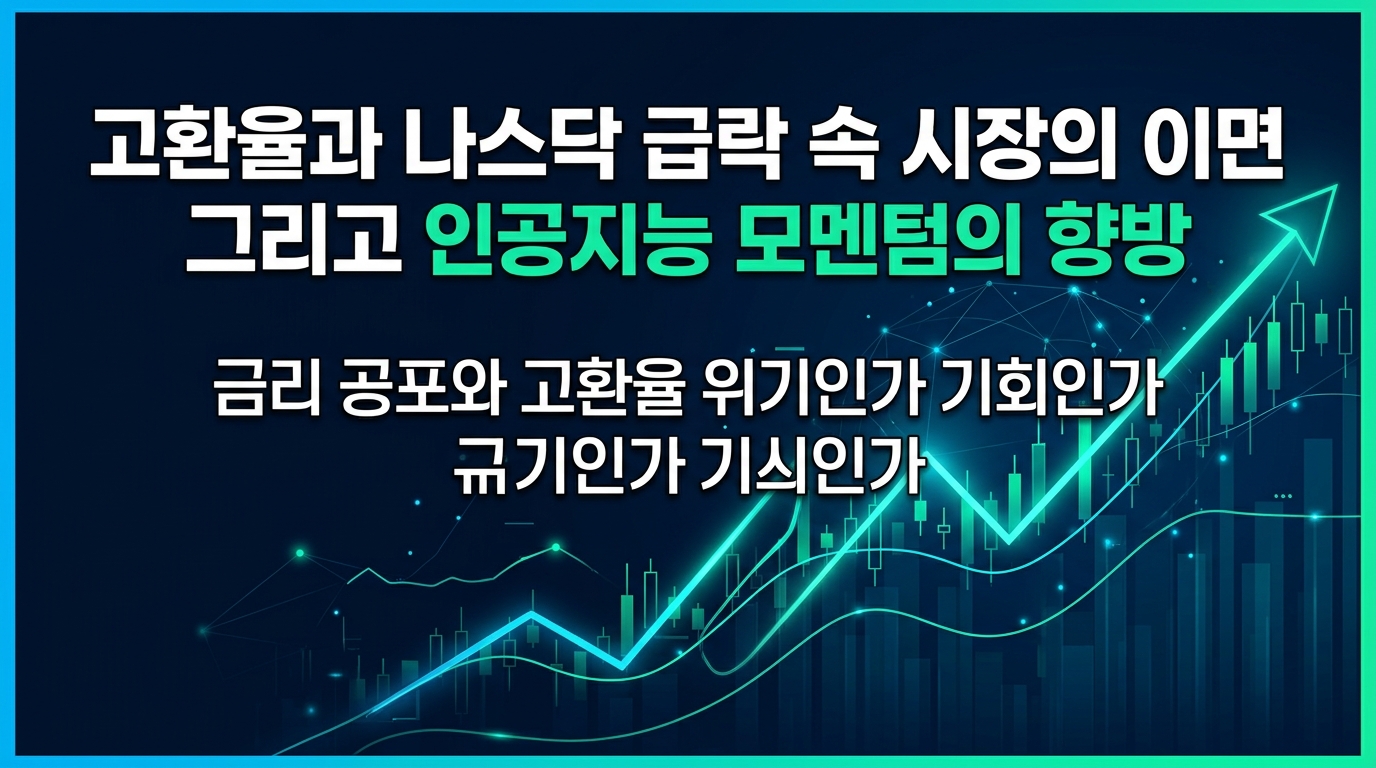 고환율과 나스닥 급락 속 시장의 이면, 그리고 인공지능 모멘텀의 향방