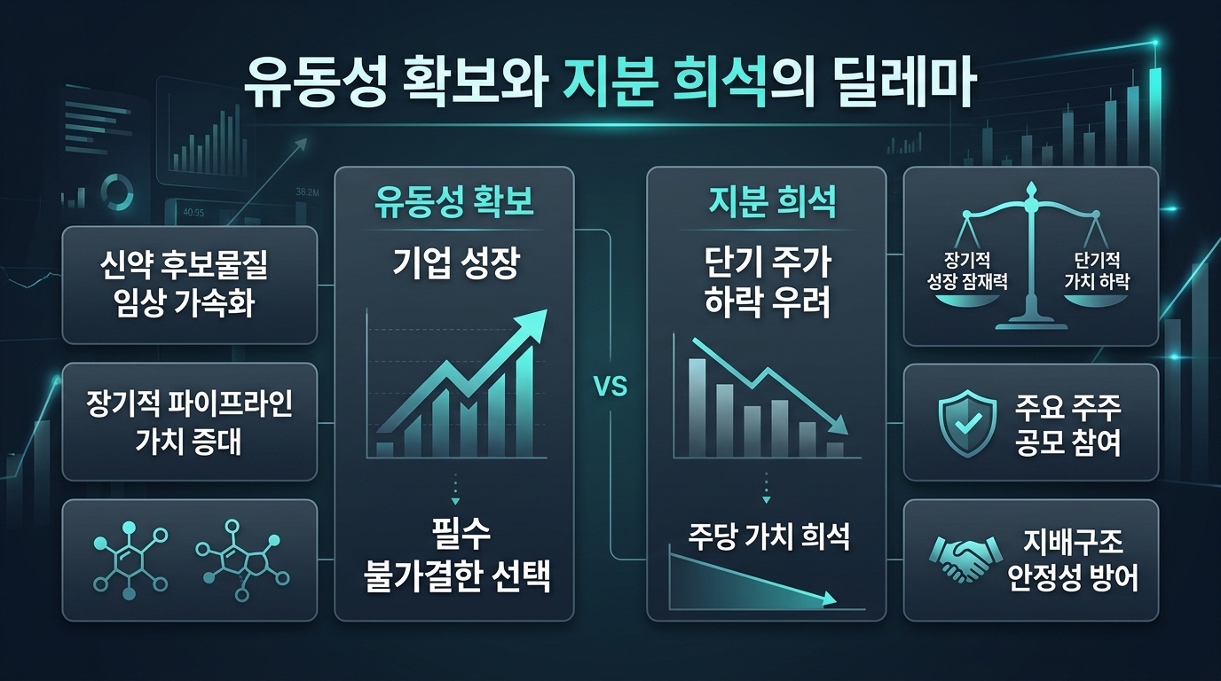 유동성 확보와 지분 희석의 딜레마