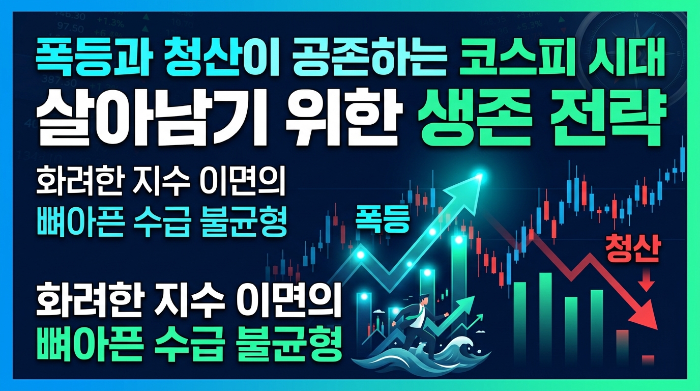 폭등과 청산이 공존하는 코스피 8000 시대, 살아남기 위한 생존 전략