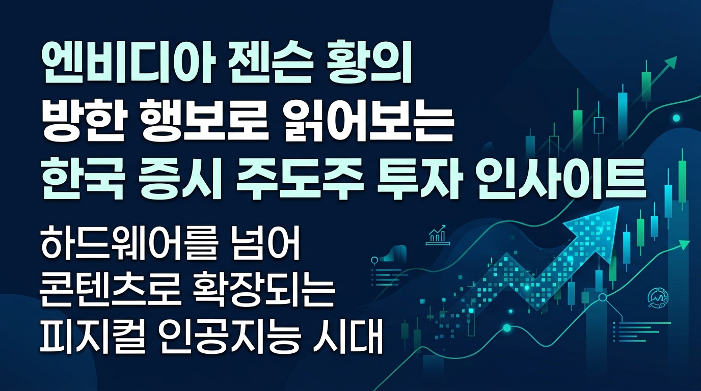 엔비디아 젠슨 황의 방한 행보로 읽어보는 한국 증시 주도주 투자 인사이트