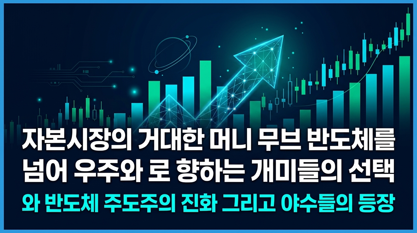 자본시장의 거대한 머니 무브, 반도체를 넘어 우주와 AI로 향하는 개미들의 선택
