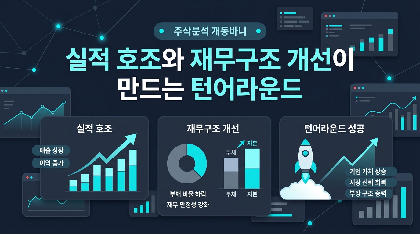 실적 호조와 재무구조 개선이 만드는 턴어라운드