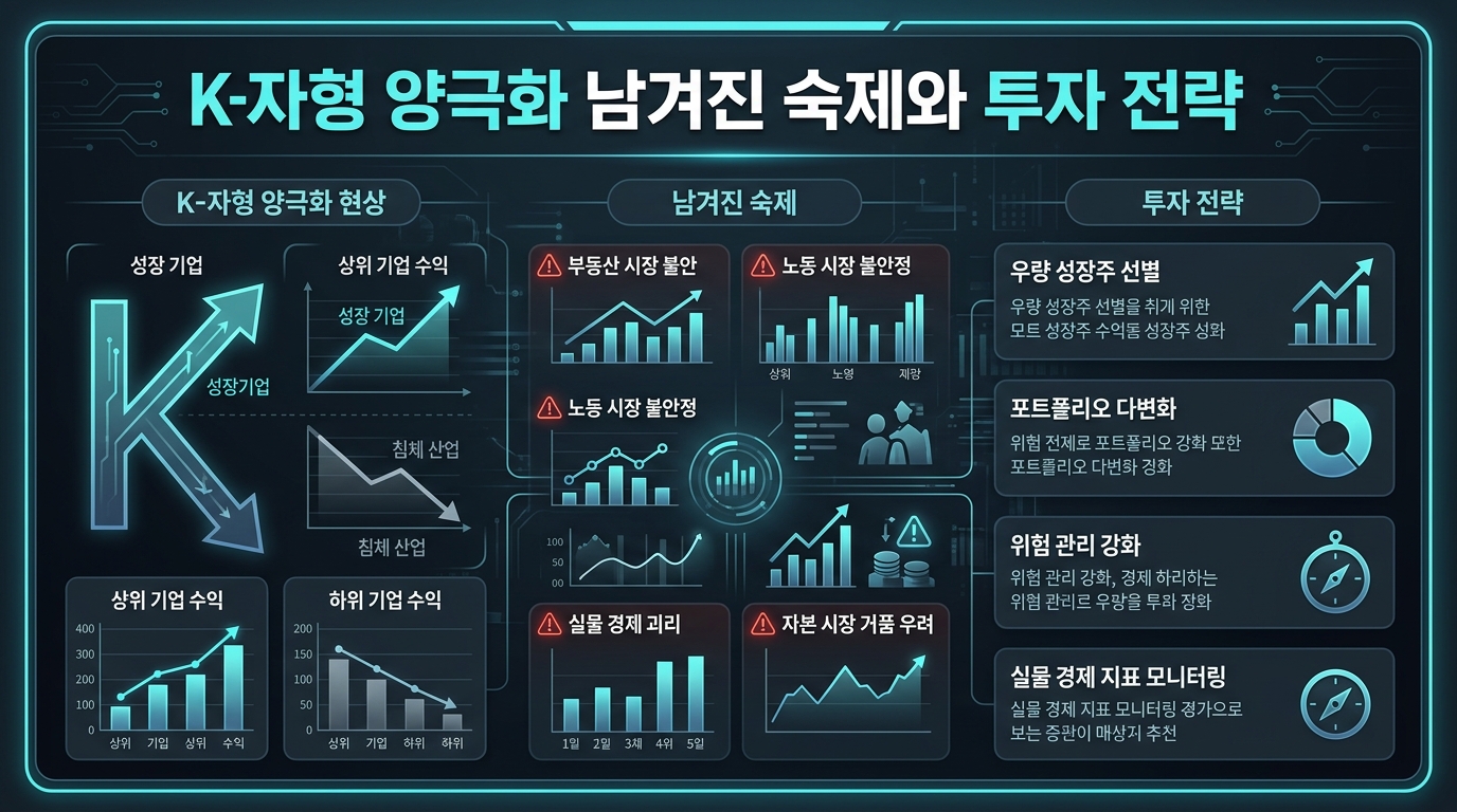 K자형 양극화, 남겨진 숙제와 투자 전략
