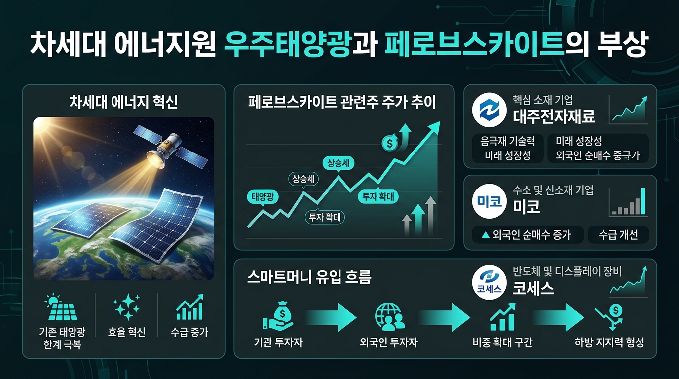 차세대 에너지원, 우주태양광과 페로브스카이트의 부상