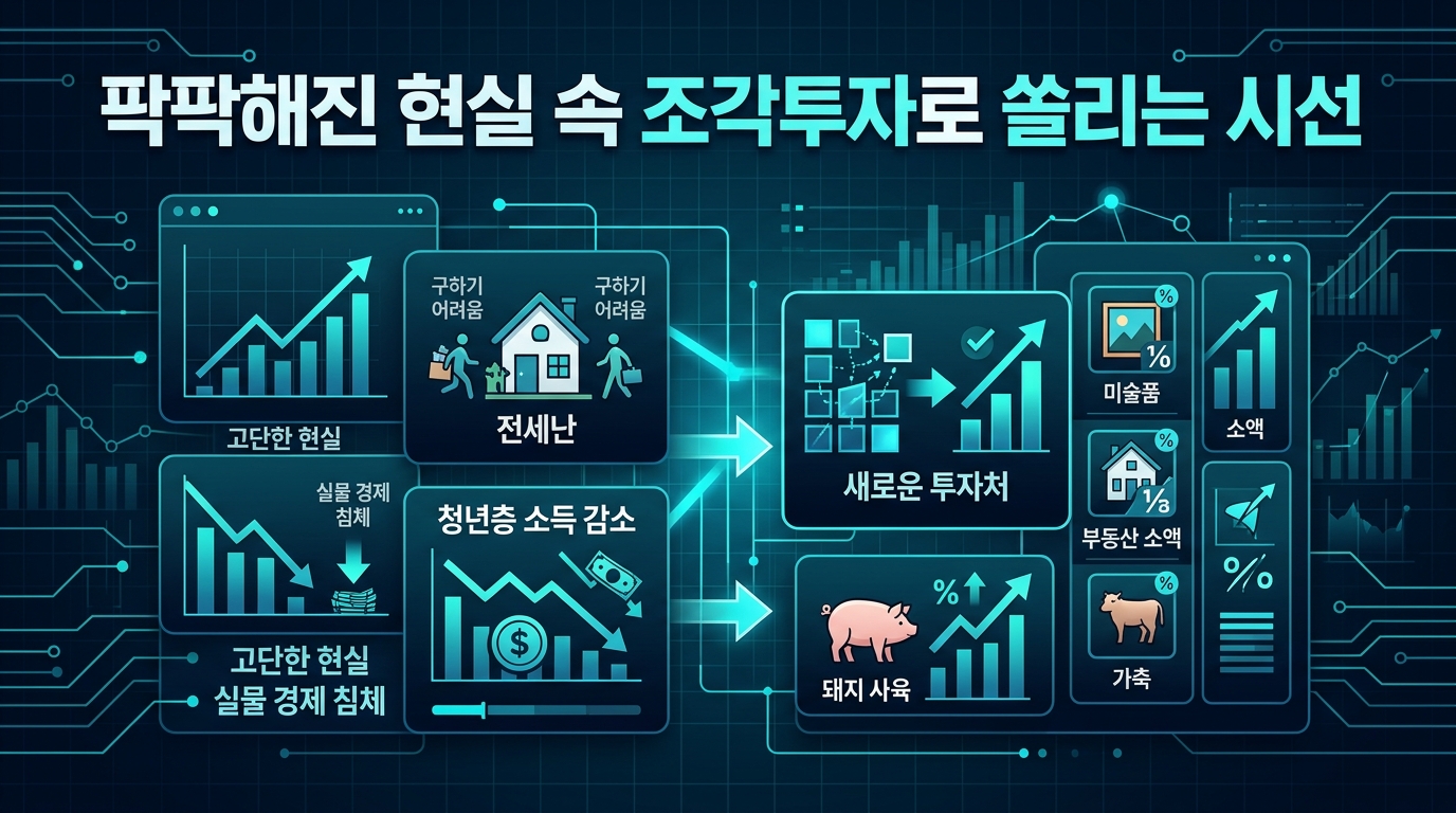 팍팍해진 현실 속 조각투자로 쏠리는 시선