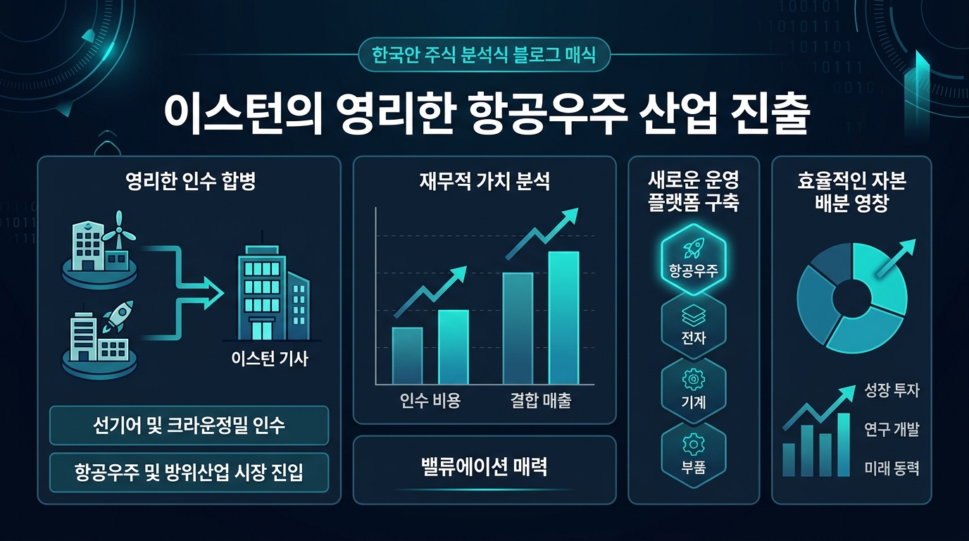 이스턴의 영리한 항공우주 산업 진출