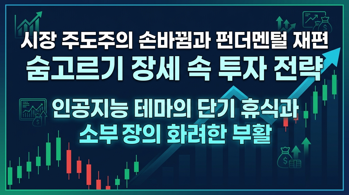 시장 주도주의 손바뀜과 펀더멘털 재편, 숨고르기 장세 속 투자 전략