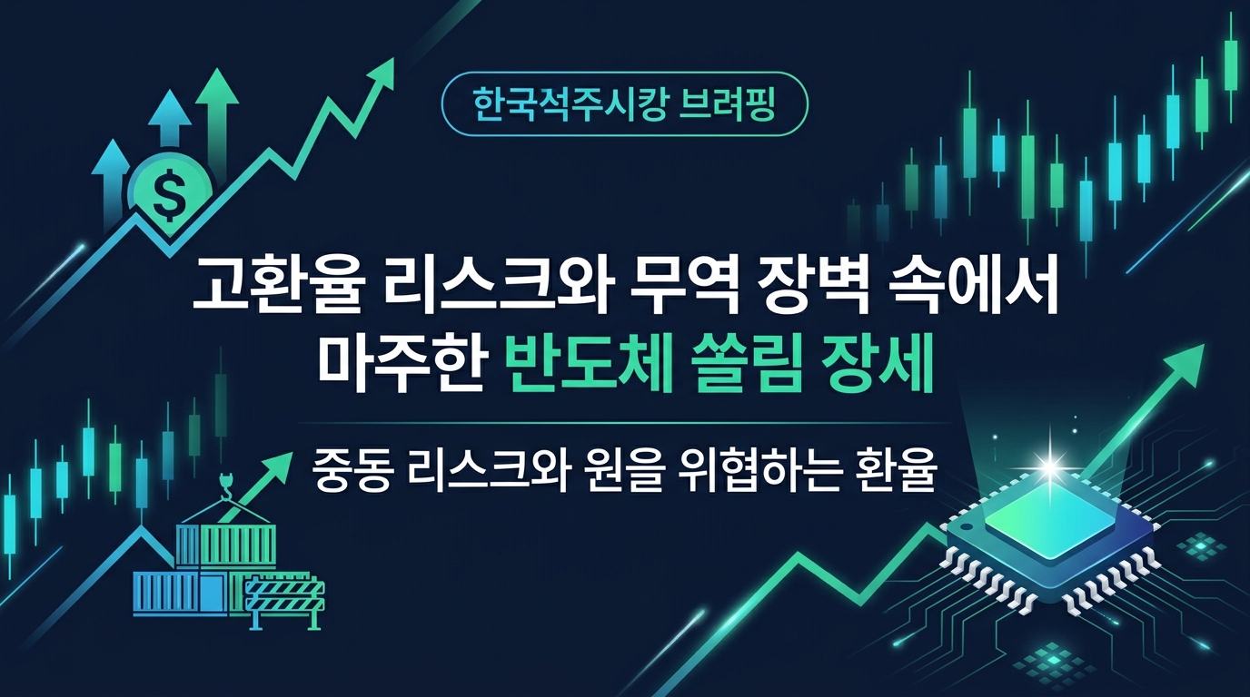 고환율 리스크와 무역 장벽 속에서 마주한 반도체 쏠림 장세