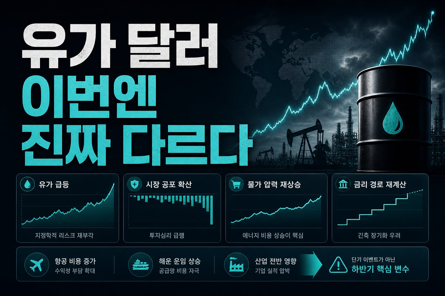 유가 100달러, 이번엔 진짜 다르다