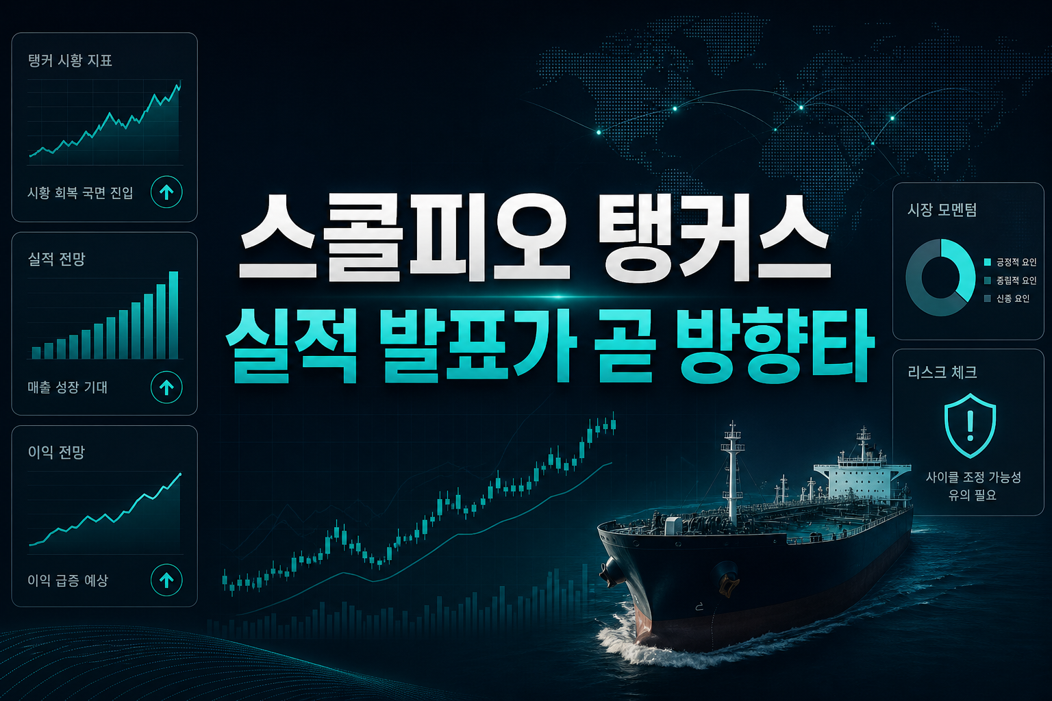 스콜피오 탱커스, 실적 발표가 곧 방향타