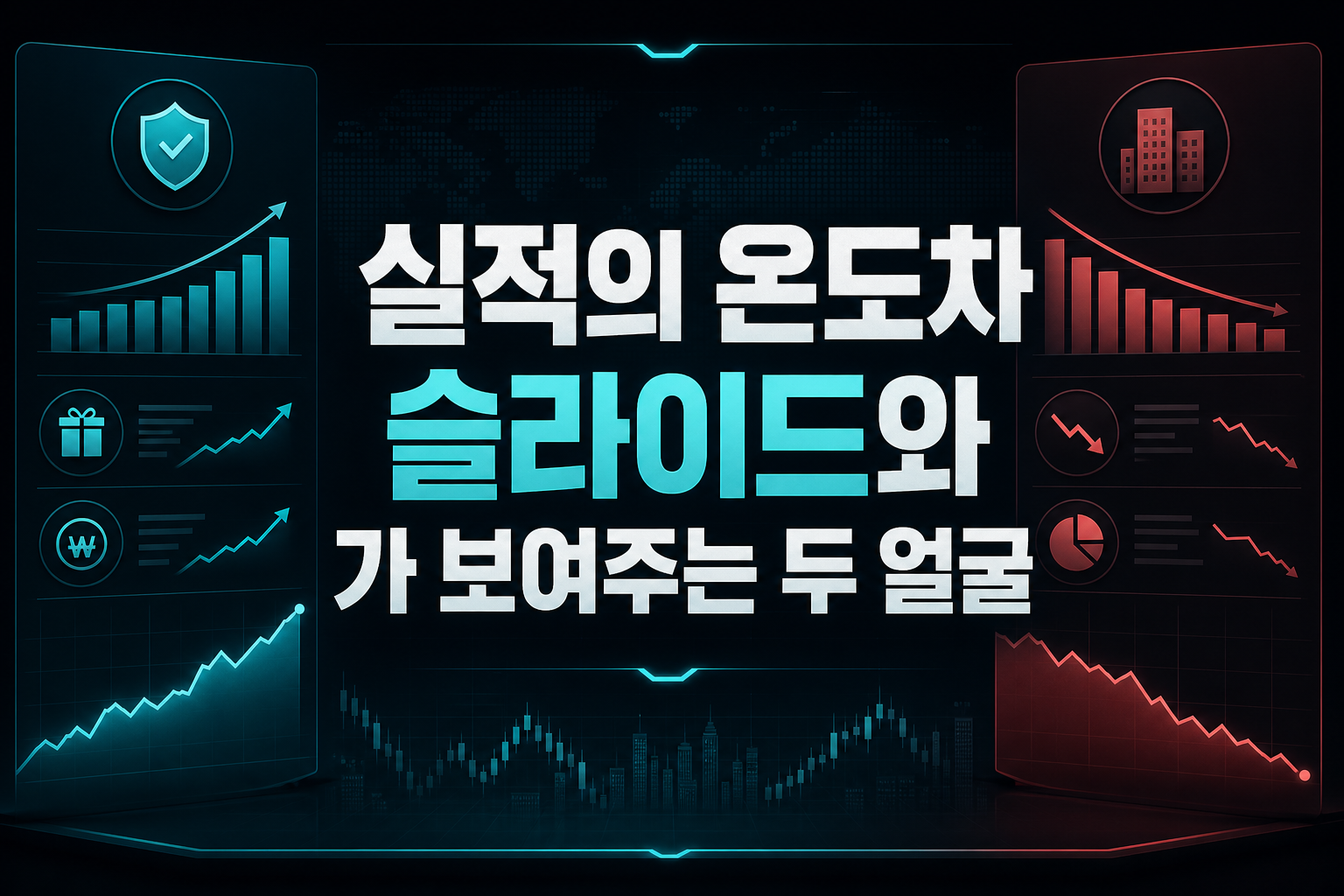 실적의 온도차, 슬라이드와 BXP가 보여주는 두 얼굴