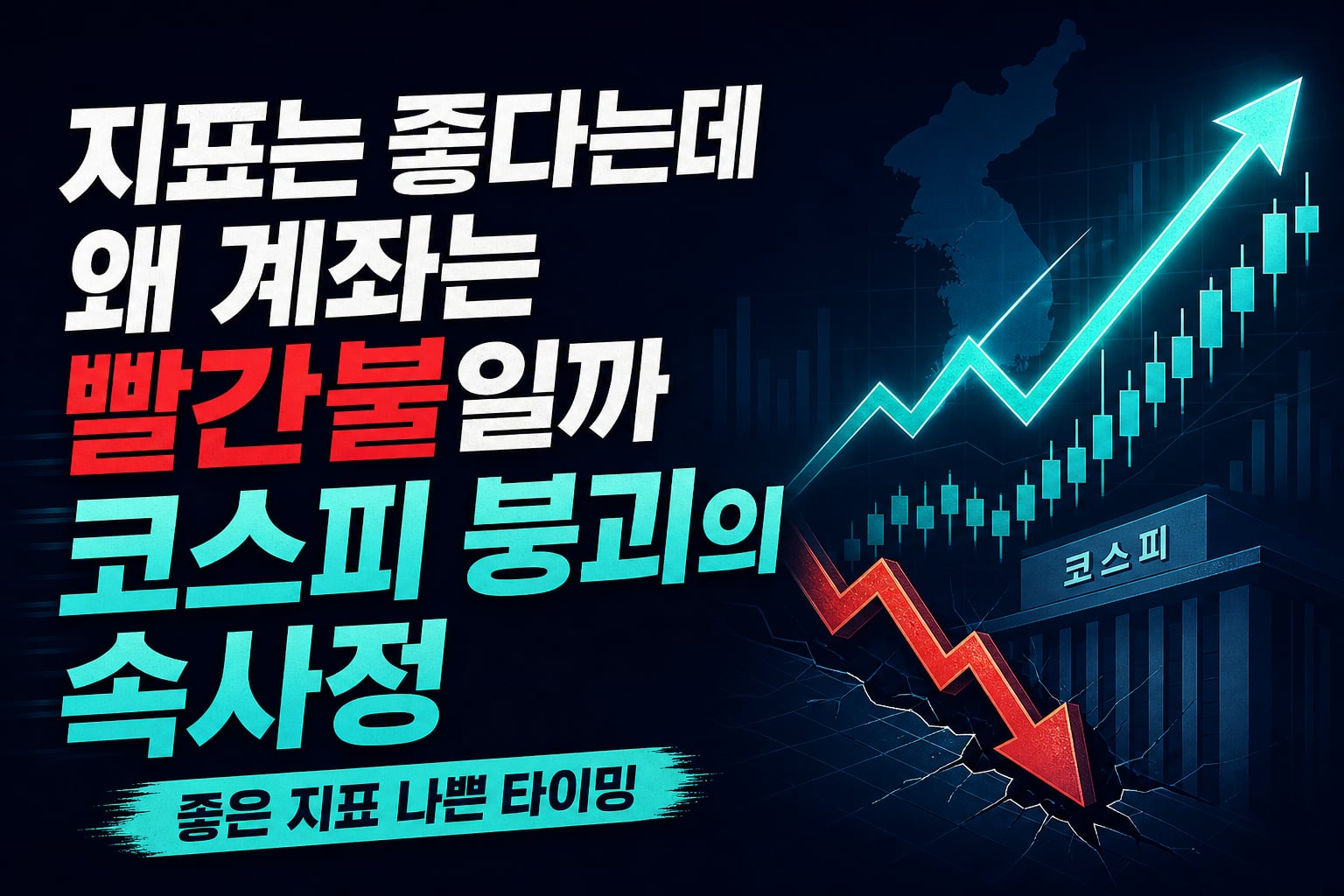 지표는 좋다는데 왜 계좌는 빨간불일까, 코스피 5600 붕괴의 속사정