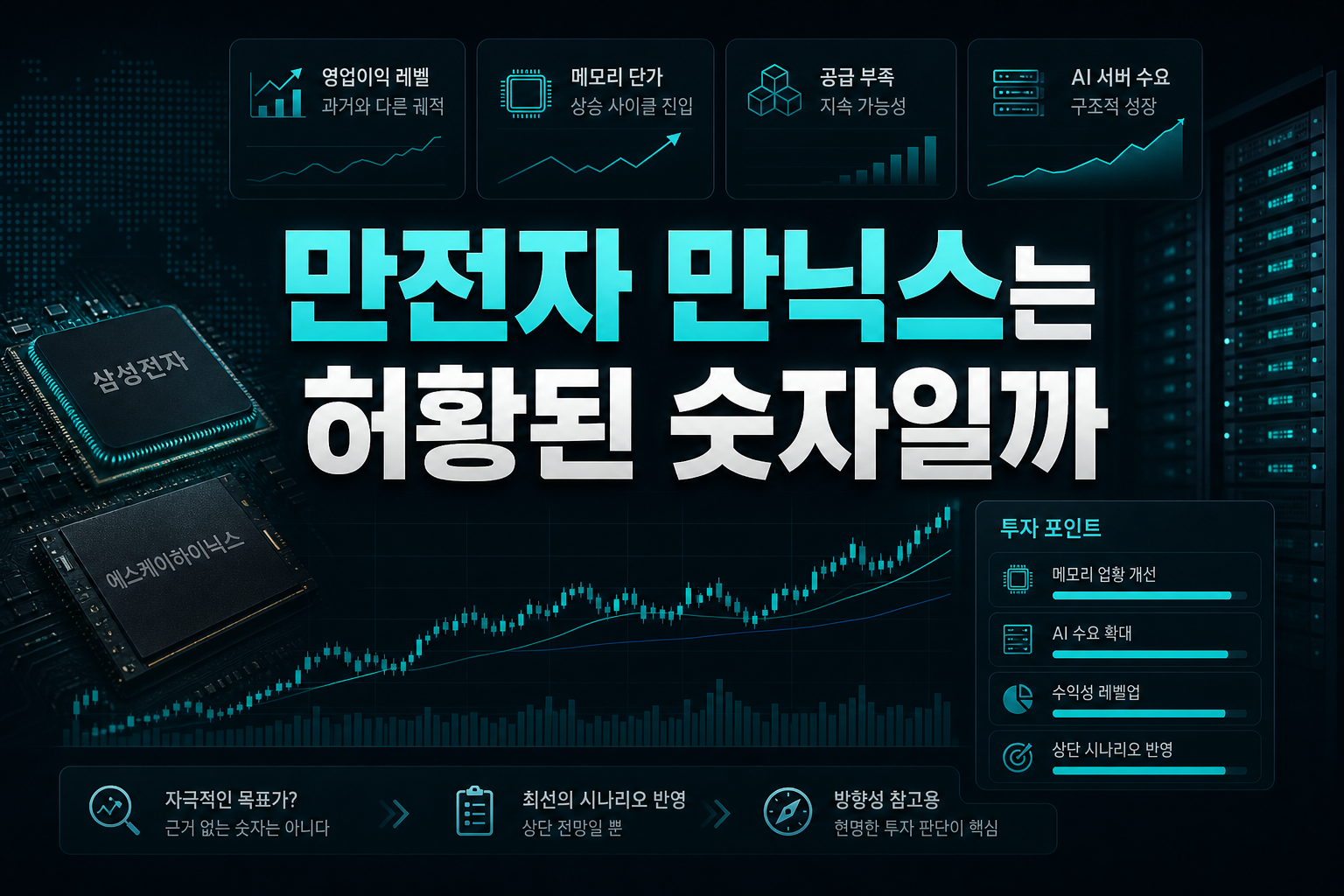 60만전자, 420만닉스는 허황된 숫자일까