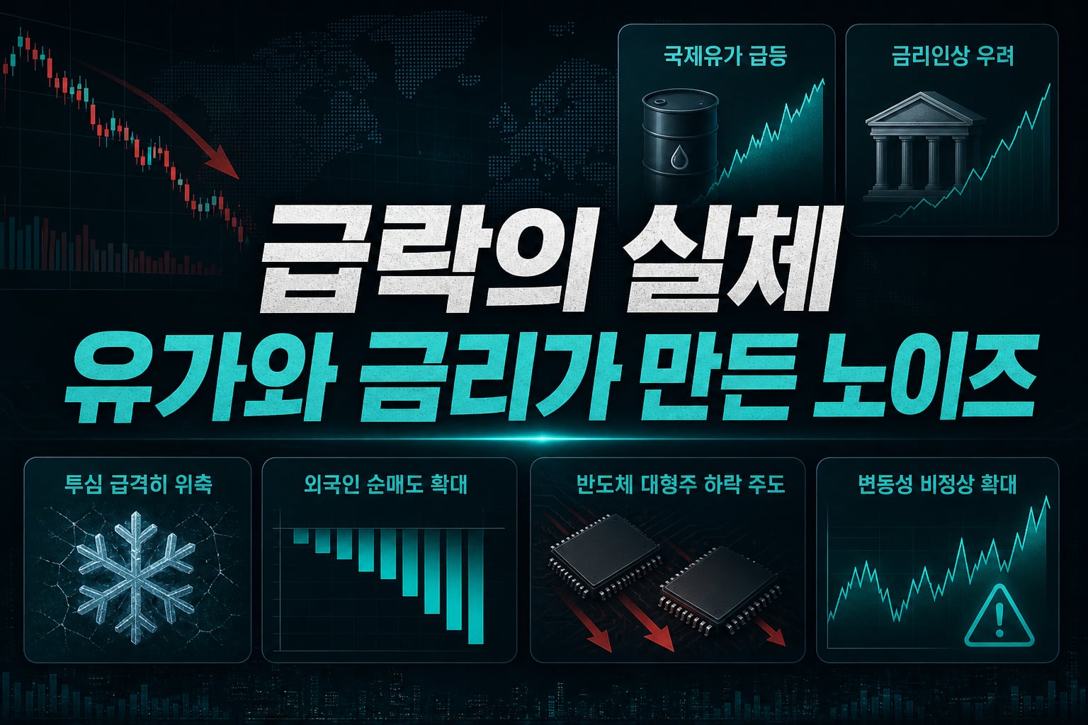 급락의 실체, 유가와 금리가 만든 노이즈
